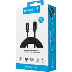 Buy Sandberg HDMI 20 19M-19M 3m Cable - High Quality, Durable & Versatile; Item No. 508-99